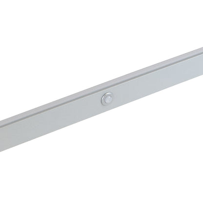 Emuca Polux LED light closet rail with motion sensor (12V DC), L1.008mm, Plastic and Aluminum, Metallic gray