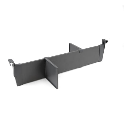 Emuca Kit of accessories for dividers inside Vertex-Concept drawers, width 600mm, Aluminium and Plastic, Anthracite grey