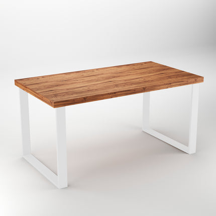 Emuca Conjunto de pés retangulares quadrados para mesa