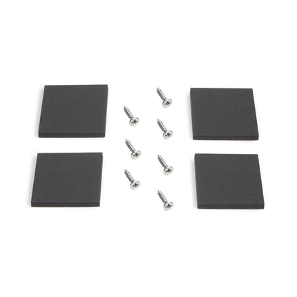 Emuca Conjunto de pés retangulares quadrados para mesa