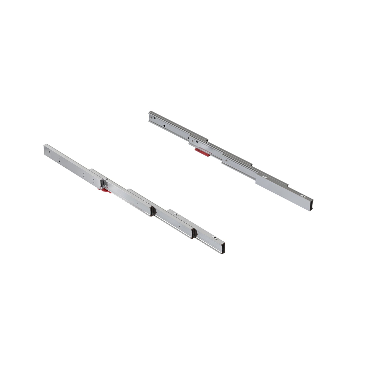 Emuca Guides for Lunch+39 extendable table, Aluminium, Anodized stainless steel