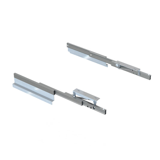 Emuca Guides for extendable and lifting table Oplà Folding+39, Aluminium, Anodized stainless steel