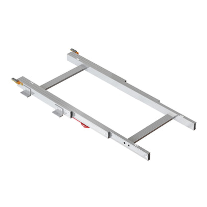 Emuca Guides for Twice Top sliding table, Aluminium, Matt anodized