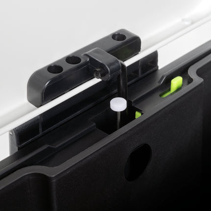 Emuca Contenedor de reciclaje exterior rectangular Recycle, apertura de la tapa con pedal, 1x12litros, Aluminio, Pintado blanco