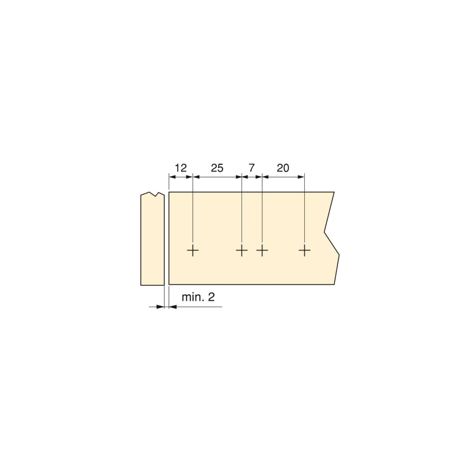 Emuca Set of 10 door catches to screw into the furniture with Push Lite adjustment, length 80mm, Magnetic, Plastic, Grey