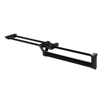 Emuca Removable hanger for wardrobe, Aluminium, Black painted