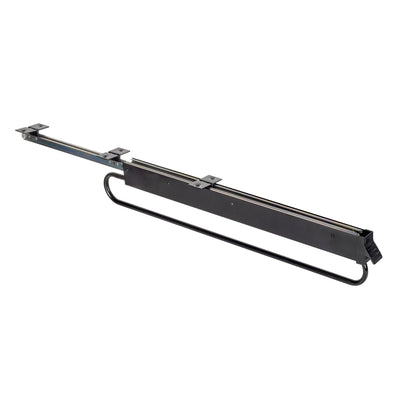 Emuca Removable hanger for deep wardrobe Self, L800mm, Steel and Plastic, Black painted