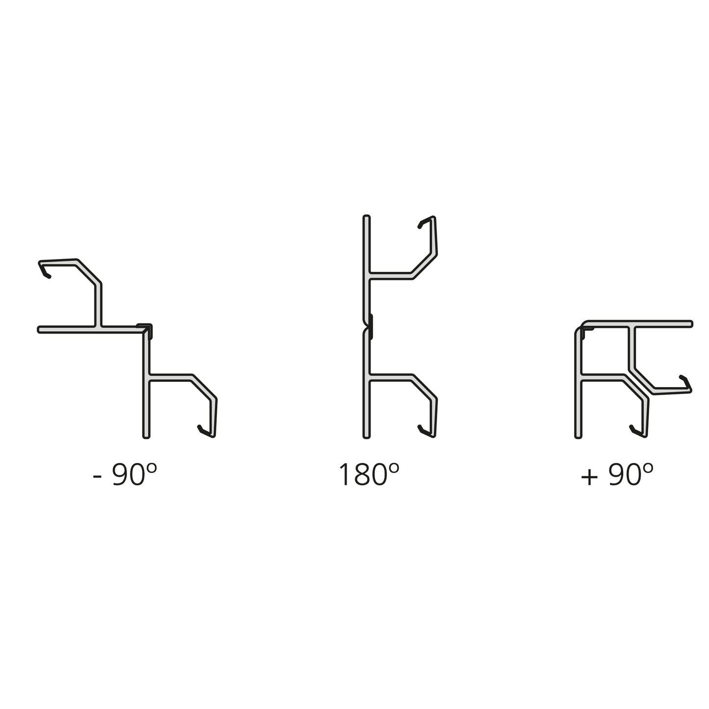 Emuca Kit de zócalos para cocina Plasline con accesorios de unión, Altura 100/150 mm, 2 barras de 2,35 m.