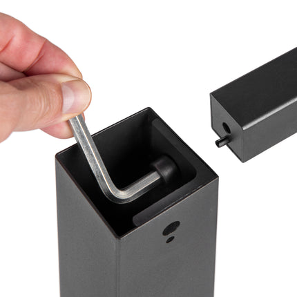 Pernas quadradas e estrutura de mesa, 50x50mm, 750x750mm/1150x750mm