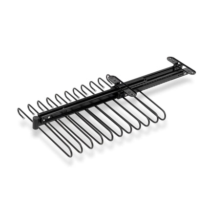 Emuca Removable trouser rack, Steel, Black painted