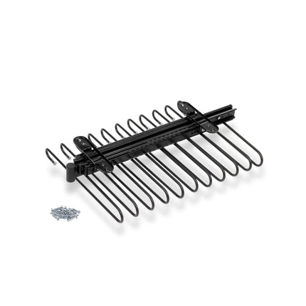 Emuca Removable trouser rack, Steel, Black painted