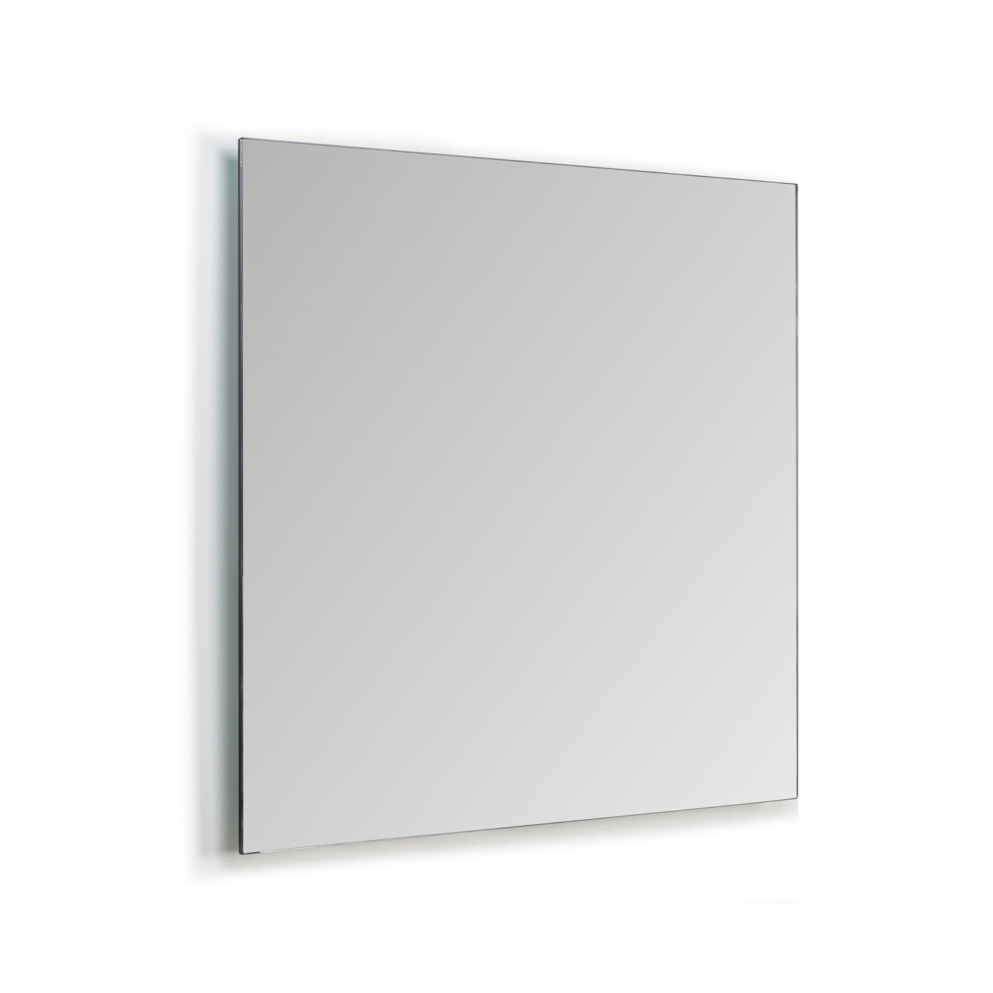 Emuca Espejo de baño Centaurus con iluminación LED decorativa, rectangular 600x800mm, AC 230V 50Hz, 14W, Aluminio y Cristal