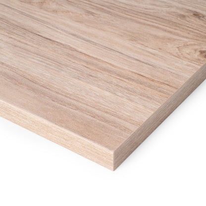 Emuca Shelf board, 600x200mm, thickness 30mm, Wood, Oak effect