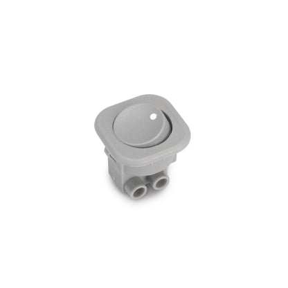 Emuca Set of 10 flush-mount switches D21x21, Plastic, Grey