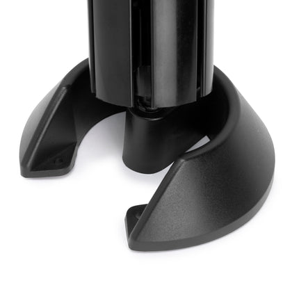 Columna pasacables Hexa, Plástico, Negro