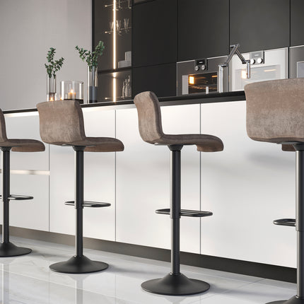 Emuca Base giratoria Giro 4, 100kg, Acero, Cincado