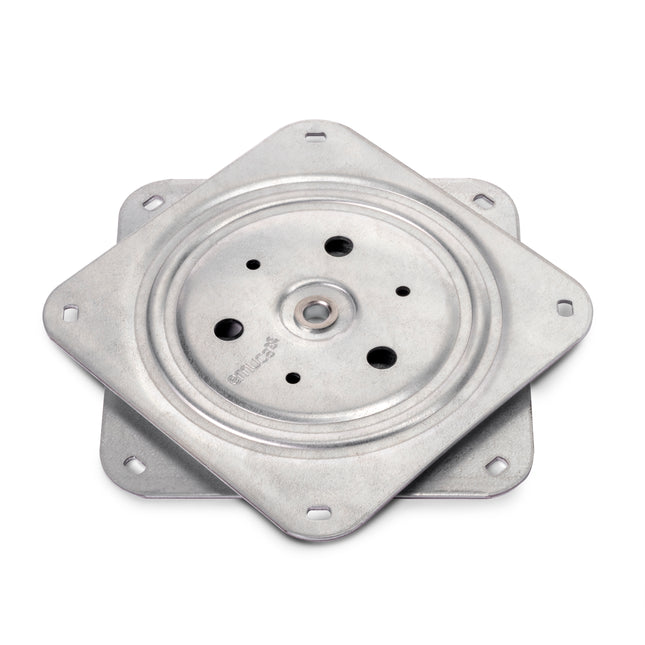 Emuca Base giratoria Giro 4, 100kg, Acero, Cincado