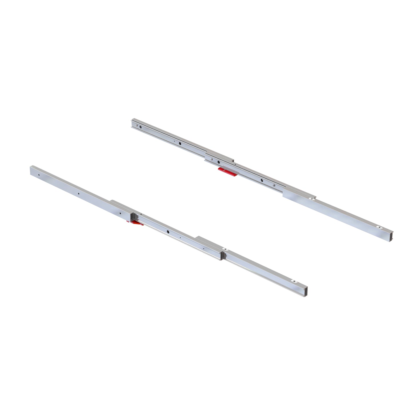 Emuca Guides for extendable Coktail Reverse table H35, Aluminium, Anodized stainless steel