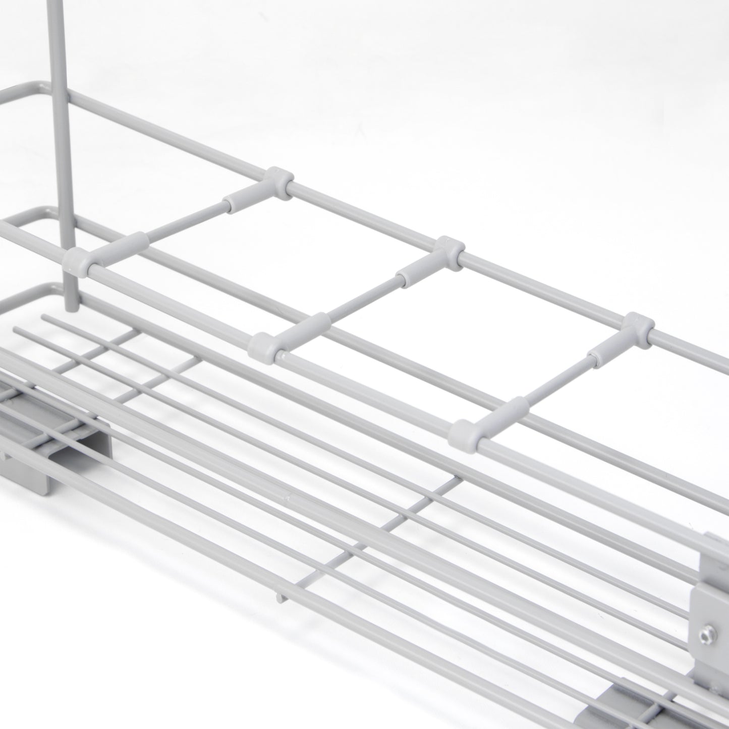 Emuca Supra removable side bottle rack with soft closing, 150mm module, Steel, Painted aluminium