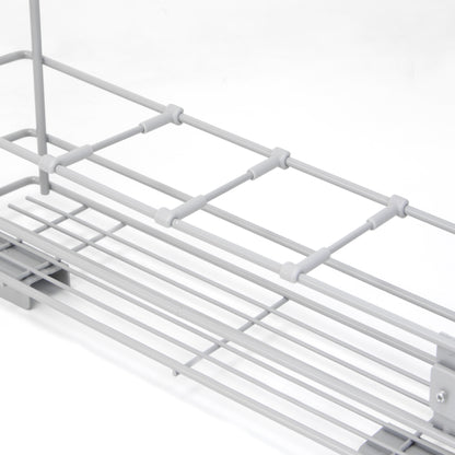 Emuca Supra removable side bottle rack with soft closing, 150mm module, Steel, Painted aluminium