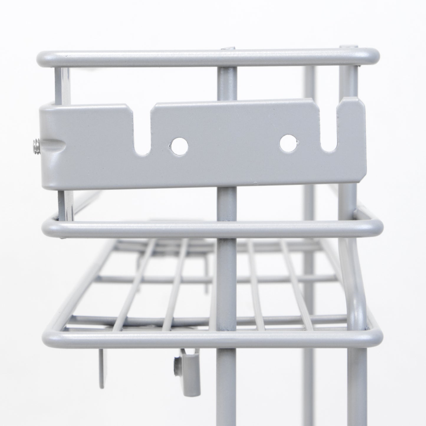 Emuca Supra removable side bottle rack with soft closing, 150mm module, Steel, Painted aluminium