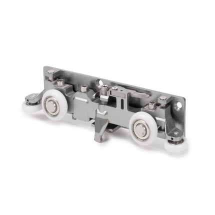 Emuca Hardware kit for a Wall wooden hanging sliding door with soft closing, Steel and Aluminum and Plastic