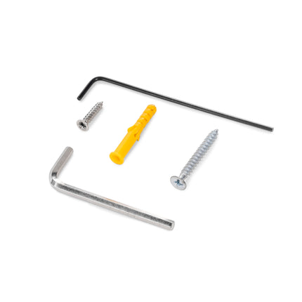 Emuca Hardware kit for a Wall wooden hanging sliding door with soft closing, Steel and Aluminum and Plastic