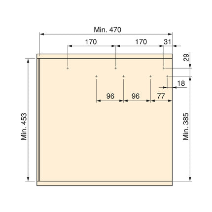 Emuca Contenedor de reciclaje para fijación lateral en mueble de cocina Recycle 1x35litros, Acero, Plástico gris antracita