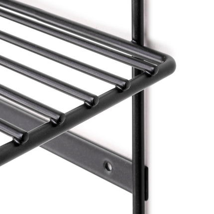 Emuca Soporte para tabla de planchar, accesorios de planchado y plancha, Acero, Gris antracita