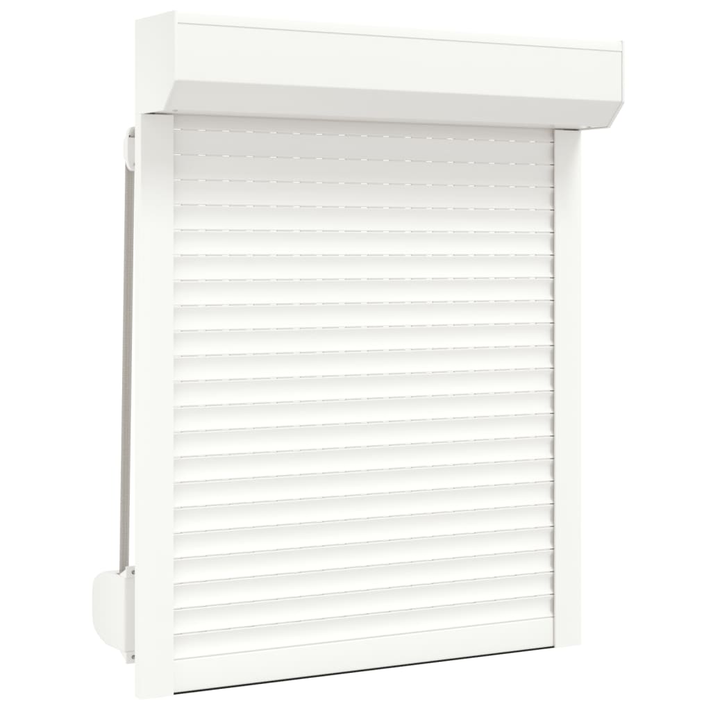 vidaXL White Aluminum Blind 80x100 cm