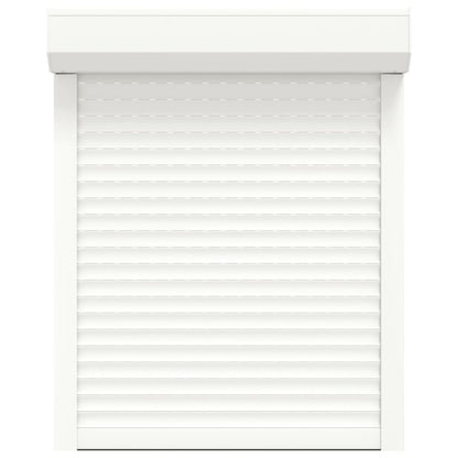 vidaXL White Aluminum Blind 80x100 cm