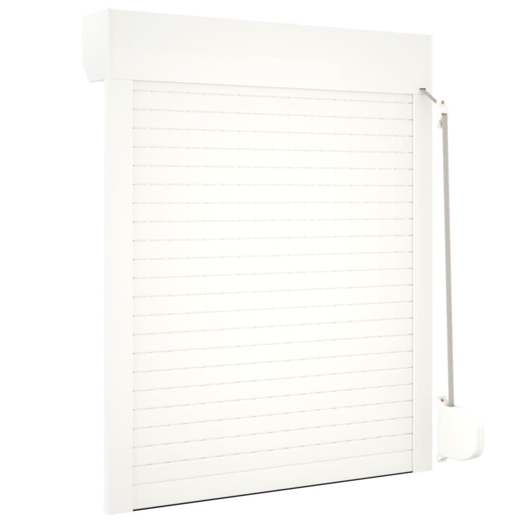 vidaXL White Aluminum Blind 80x100 cm