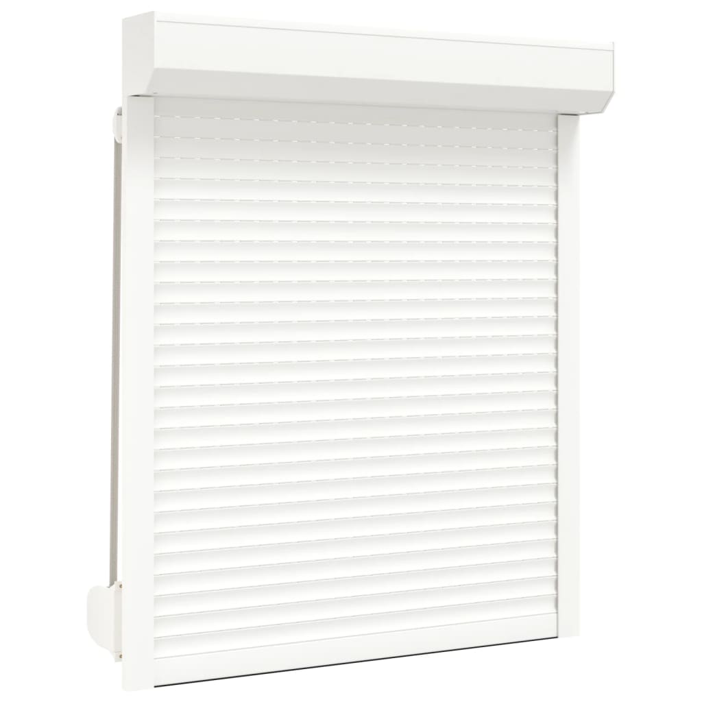 vidaXL White Aluminum Blind 100x130 cm