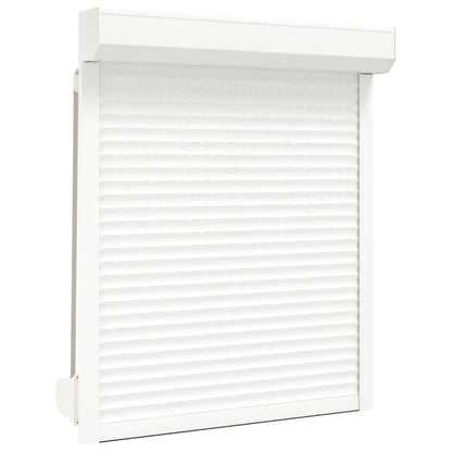 vidaXL White Aluminum Blind 100x130 cm