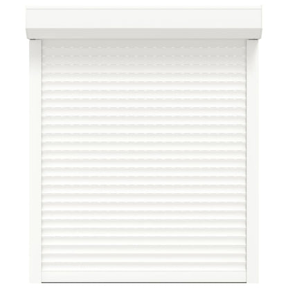 vidaXL White Aluminum Blind 100x130 cm