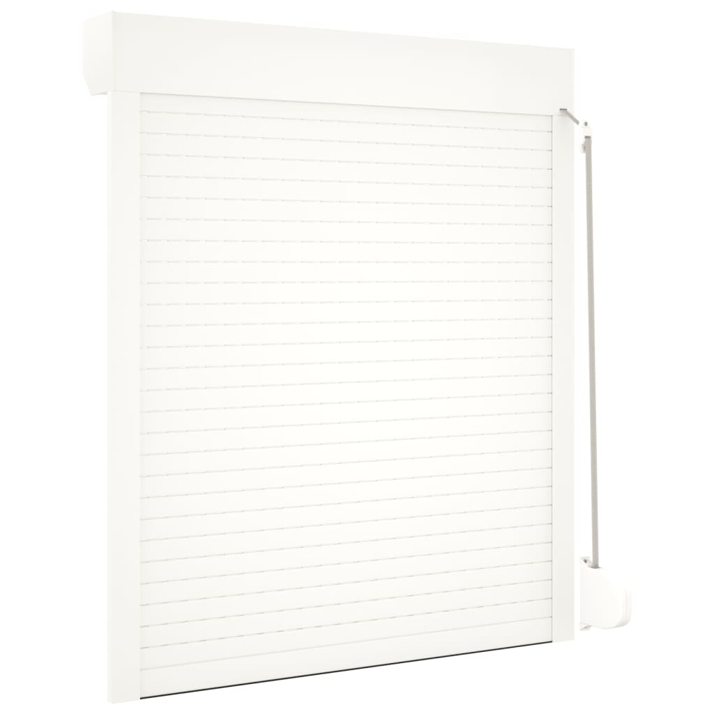 vidaXL White Aluminum Blind 100x130 cm