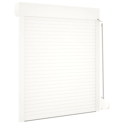 vidaXL White Aluminum Blind 100x130 cm