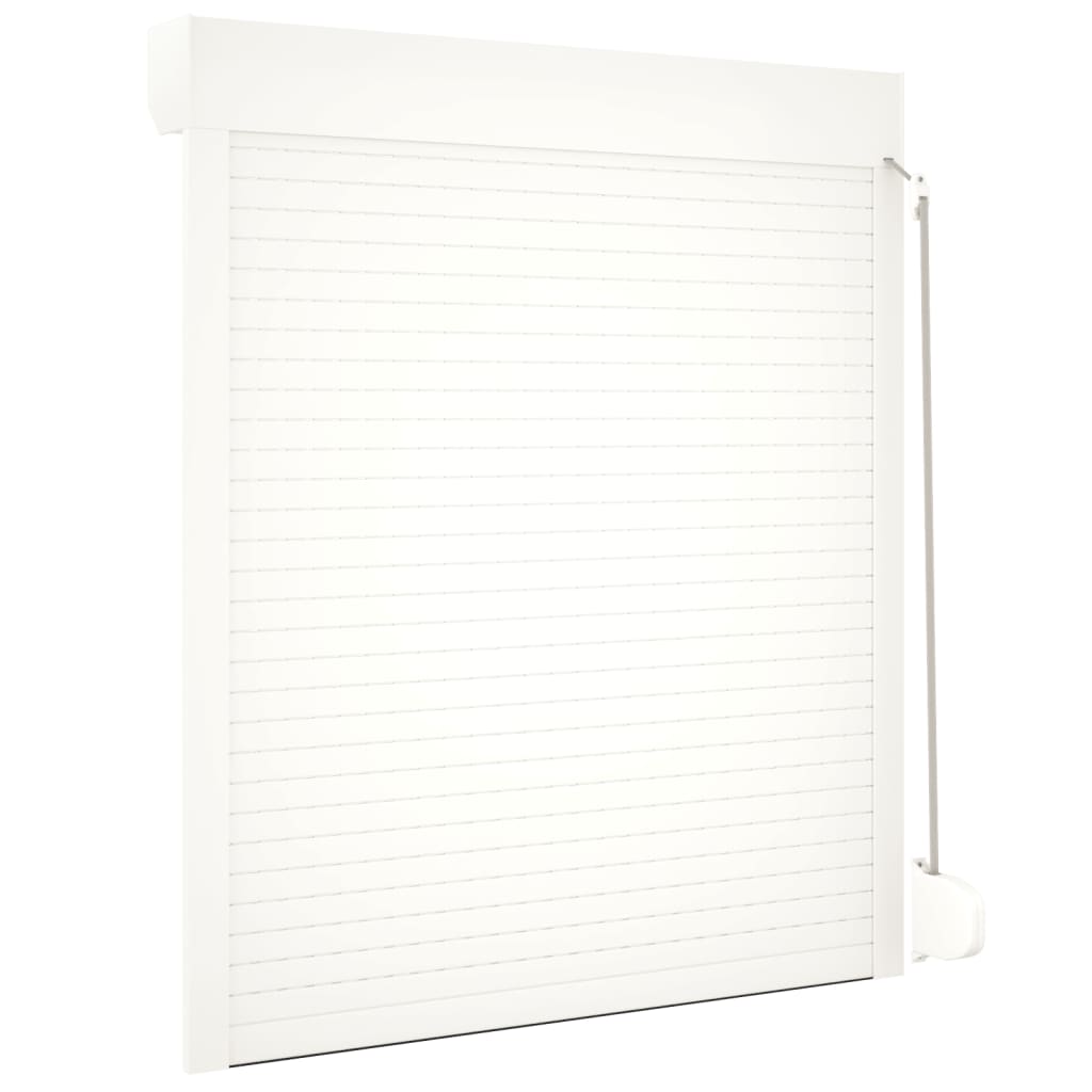 vidaXL White Aluminum Blind 110x130 cm