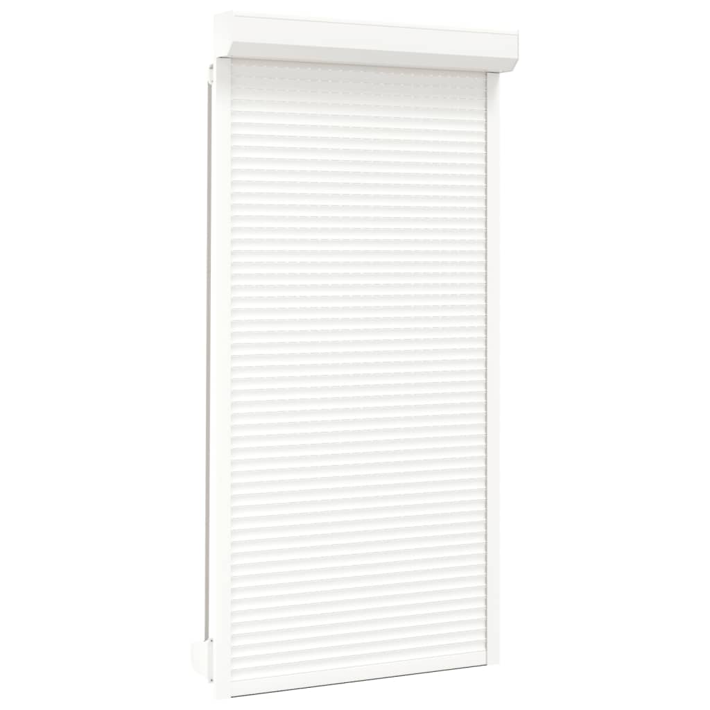 vidaXL White Aluminum Blind 110x220 cm