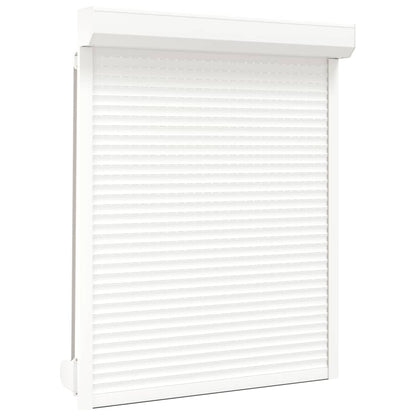 vidaXL White Aluminum Blind 120x150 cm