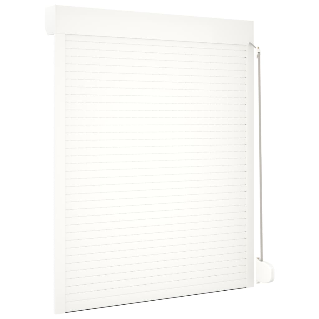 vidaXL White Aluminum Blind 120x150 cm