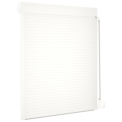 vidaXL White Aluminum Blind 120x150 cm