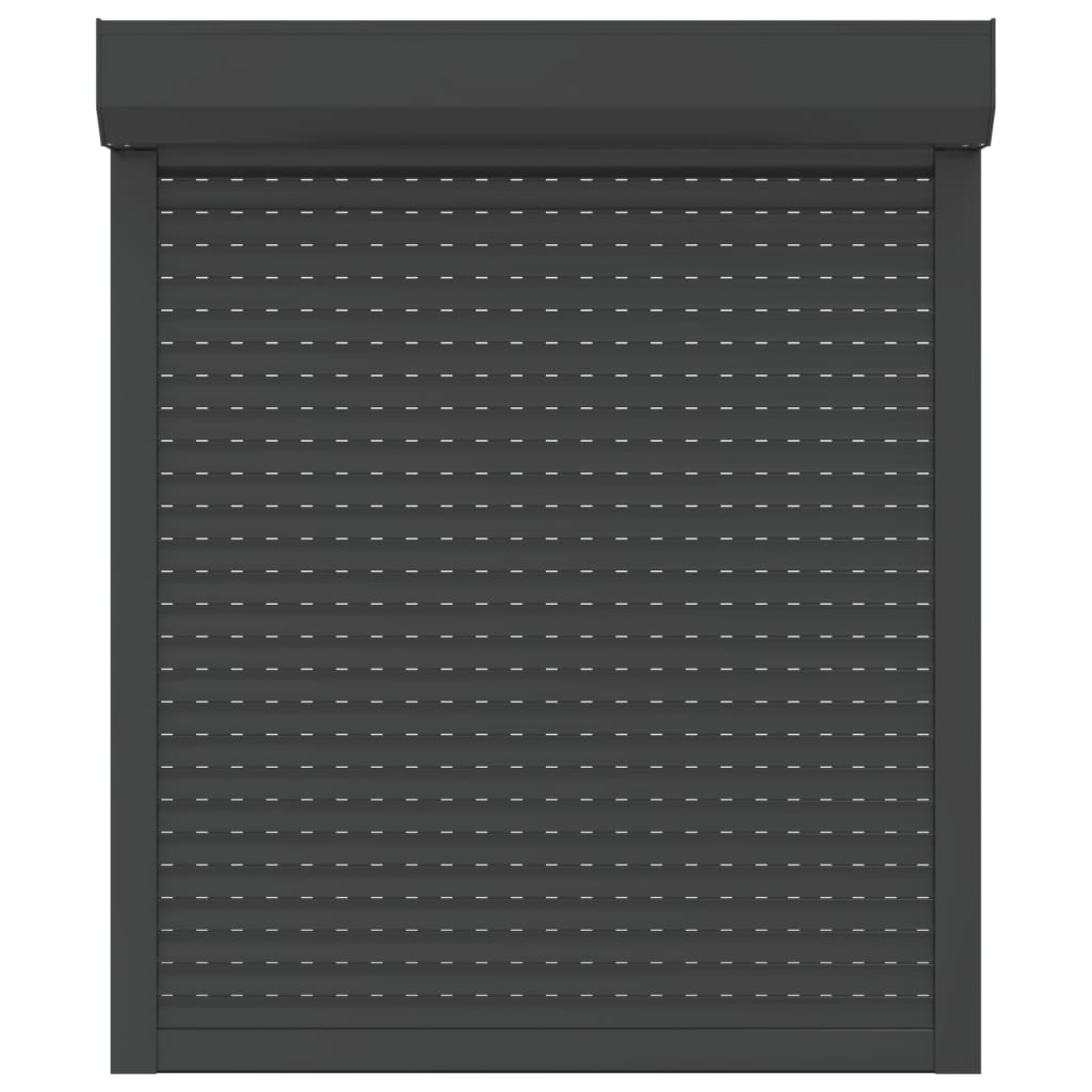 vidaXL Aluminium Roller Blind Anthracite Grey 100x120 cm