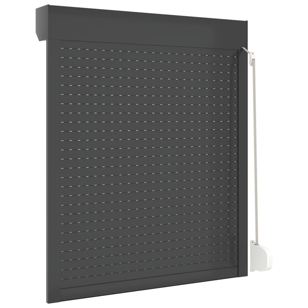 vidaXL Aluminium Roller Blind Anthracite Grey 100x120 cm