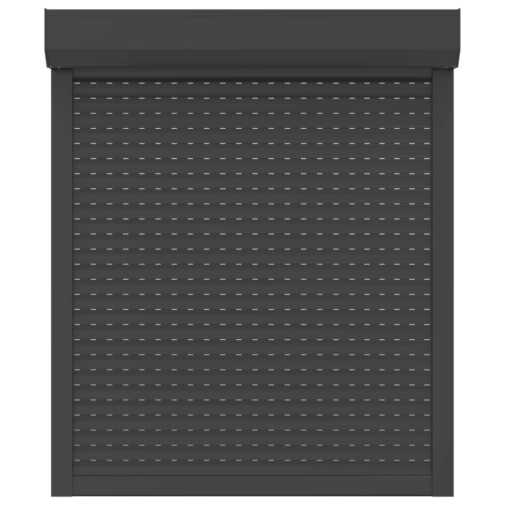 vidaXL Aluminium Roller Blind Anthracite Grey 100x130 cm