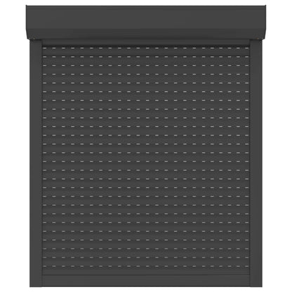 vidaXL Aluminium Roller Blind Anthracite Grey 100x130 cm