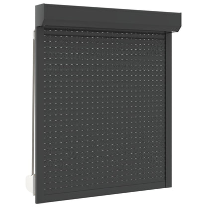 vidaXL Aluminium Roller Blind Anthracite Grey 110x130 cm