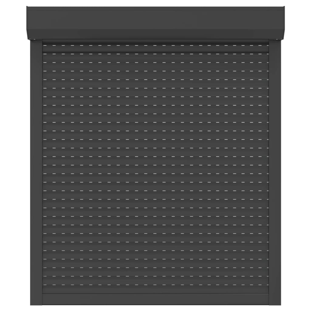 vidaXL Aluminium Roller Blind Anthracite Grey 110x130 cm