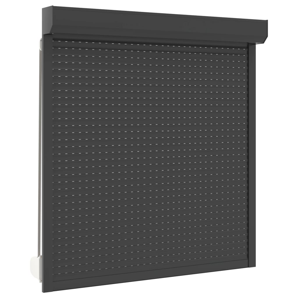 vidaXL Aluminium Roller Blind Anthracite Grey 140x150 cm