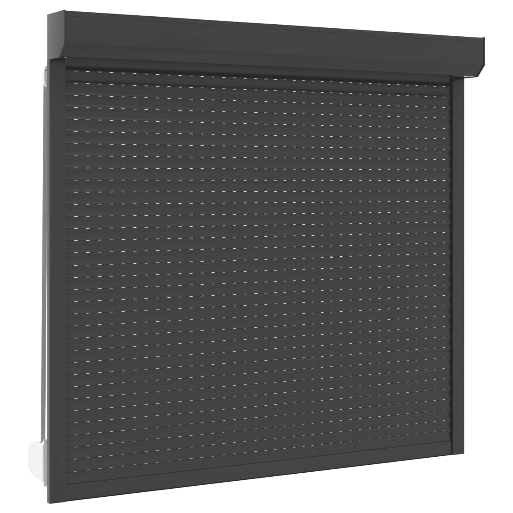 vidaXL Anthracite Gray Aluminum Blind 160x150 cm